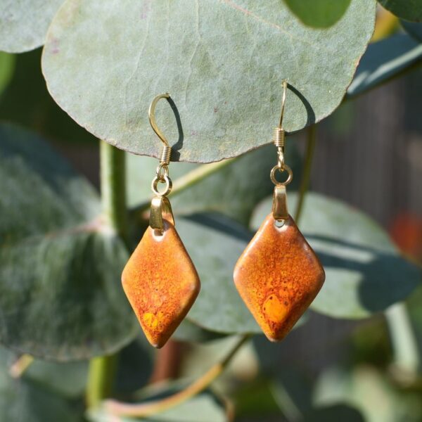 Boucle d'oreille céramique Fèndu