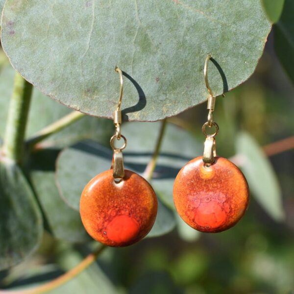 Boucle d'oreille céramique Fèndu