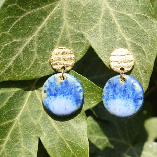 Boucle d'oreille céramique Fèndu