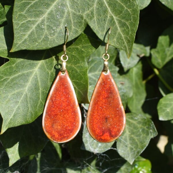 Boucle d'oreille céramique Fèndu